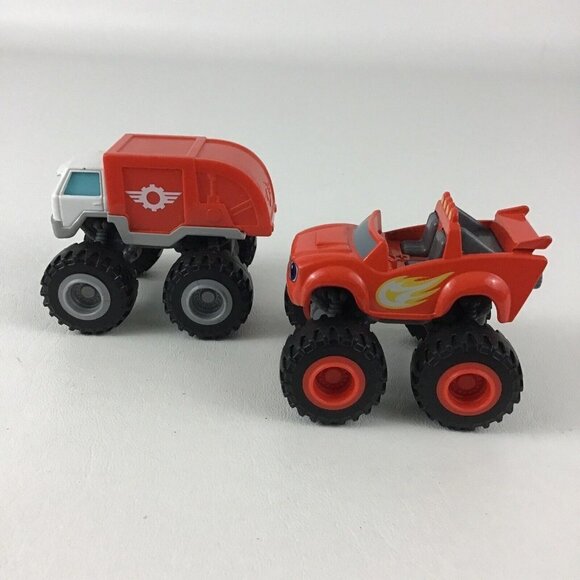 Blaze And The Monster Machines Debris & Blaze Die Cast Vehicles  2014 Mattel Toy - Picture 5 of 6